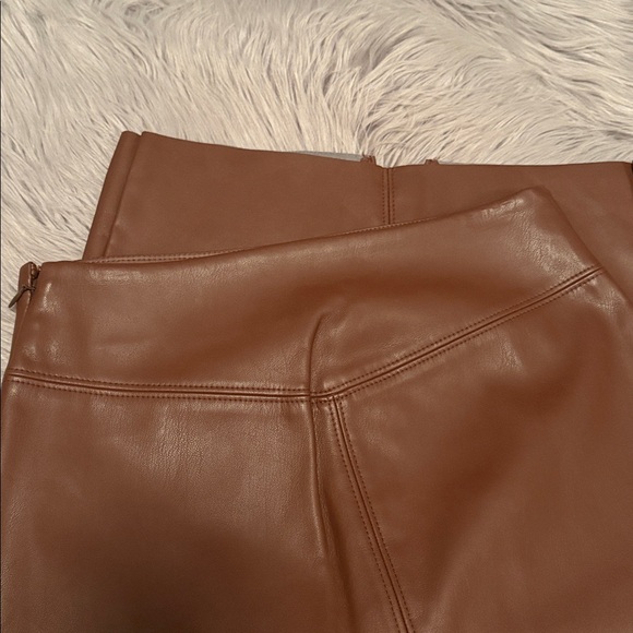 Express High Waisted Faux Leather Seamed Pencil Skirt Size 0 - Picture 8 of 12